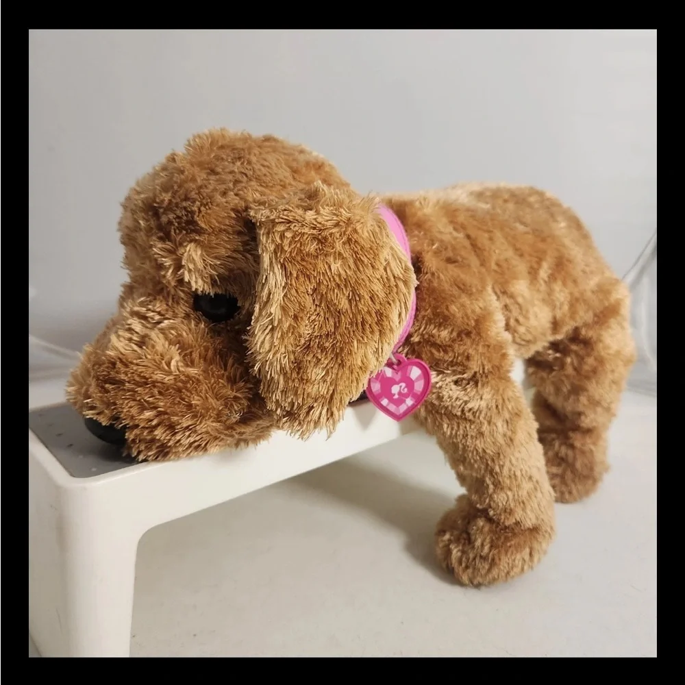 Ty Cody 100% Silk Dog Plush Golden Retriever 2002 Beanie Buddy Barbie Collar